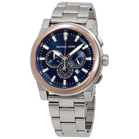 Michael Kors Grayson Chronograph Quartz Blue Dial Men's